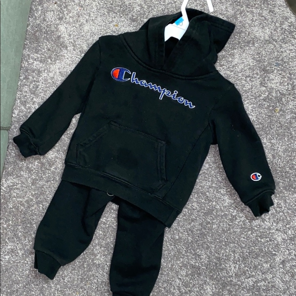 Little boys champion Sweat Suit